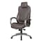 Boss Office Products Executive Comfort Chair, Brown Vinyl, Flex Arms B8871P-BB - alternate 2